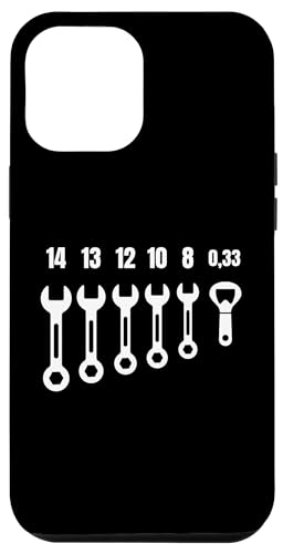 Coque pour iPhone 15 Pro Max Clé à molette bière décapsuleur atelier hommes fun