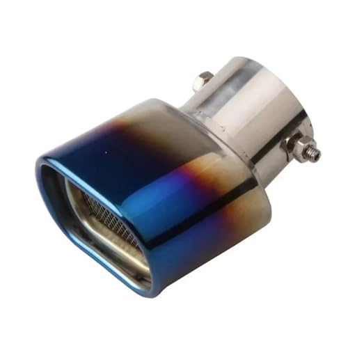 Embout d'échappement carré 63mm universel en acier inoxydable pour voiture