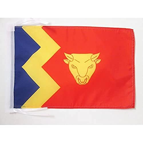 AZ FLAG - Birmingham City Flag - 18'' x 12'' - 100% Polyester Birmingham Small Banner with Two Cords - Fade Resistant - Vivid Colors - 18x12 in - 45x30 Cm