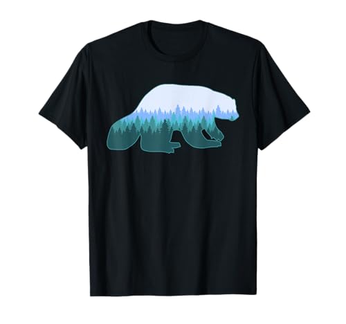 Wolverine - Paisaje con estampado de lobos Camiseta