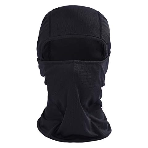AYPOW Balaclava Face Mask, Soft Breathable Multipurpose Windproof Motorcycle Cycling Balaclava Tactical Hood Elastic Ski Mask Balaclava Hat Headwear Helmet Liner - Universal Size Cover