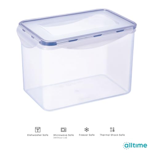 Image of All Time Plastics Lock and Safe Container, 2.5 Litre, Red