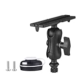 ERYUE Verstellbare Halterung für Fischfinder, Sicher für Kajak-Schienensystem, Angelzubehör Zur Verbesserung des Angelerlebnisses auf Fischfindern von und