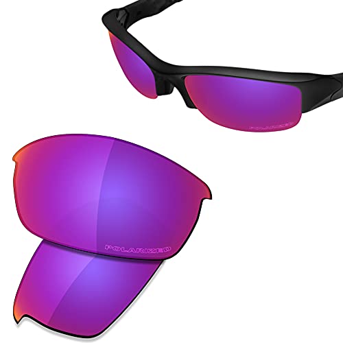 Image of SAUCER Premium Replacement Lenses & Rubber Kits for Oakley Flak Jacket | Flak Jacket Low Bridge Fit Sunglasses High Defense - Midnight Sun Polarized