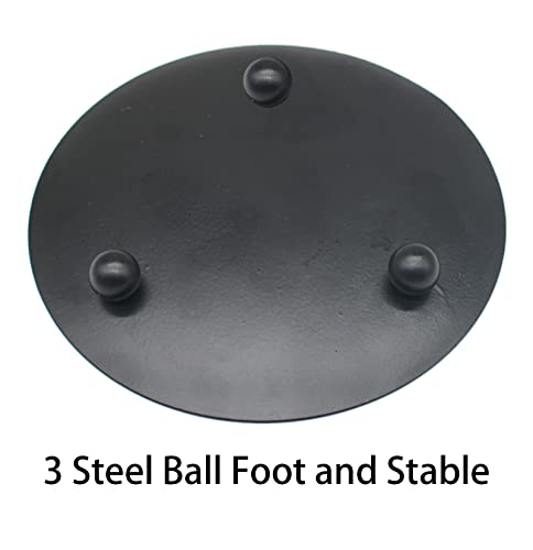 2 Pcs Black 4.3 Inch Iron Candle Holder for Taper Candles, Wedding, Dinning, Party Decoration (11cm Black 2pcs)