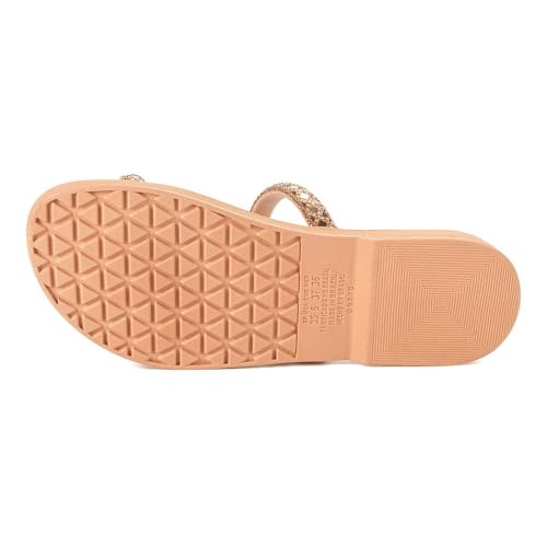 Chinelo Mississipi MI371 Salto Flatform Baixo Papete Leve Feminino