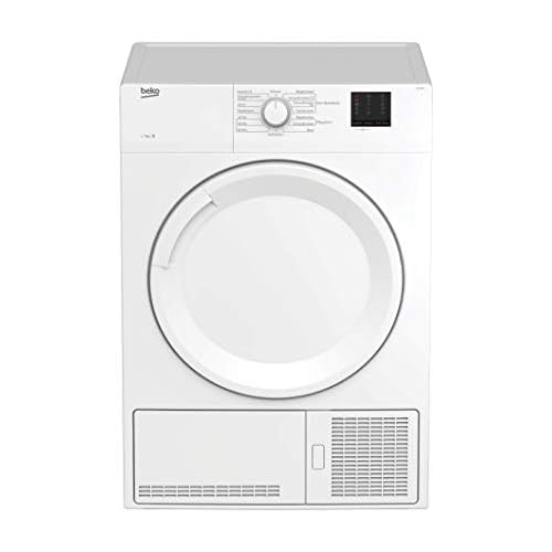 Beko DC 7130 N Kondenstrockner/7kg/B/Elektronische Feuchtemessung/Automatischer Knitterschutz/Reversierende Trommelbewegungen/15 Programme