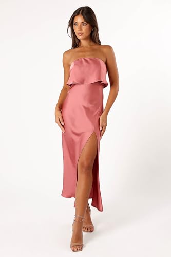 Image of Petal & Pup Women's Vienna Strapless Midi Dress