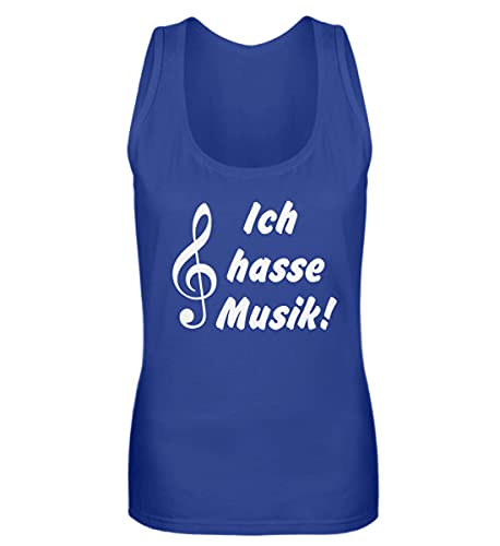 Débardeur femme bleu XL Ich Hasse Musique pour look décontracté