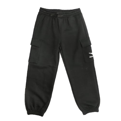 Diadora Kids Boys Hoopla Cuff Cargo Sweatpants Casual Cargo Drawstring - Black