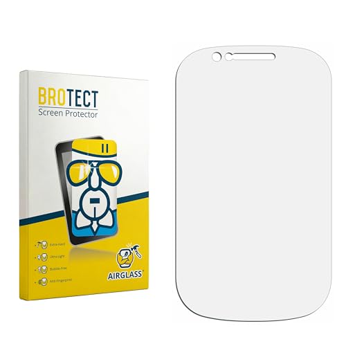 BROTECT Schutzglas für Vodafone 858 Smart Schutzfolie Made in Germany Panzer Folie Glas Bildschirmschutz [Kratzfest 9H, Anti-Fingerprint,Transparent]
