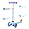 Self Balancing Kick Scooter with Light Up Wheels, Extra Wide Deck, 3 Wheel Platform, Foot Activated Brake, 75 lbs Limit, Kids & Toddlers Girls or Boys, for Ages 3 and Up #1