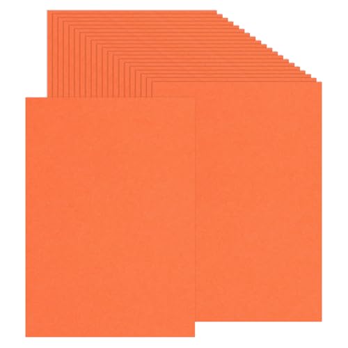 Papier cartonné orange A4 PATIKIL 230Gsm pour éviter les déchirures en scrapbooking DIY