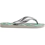 Fabricado en Brasil Havaianas Spring, Chanclas Mujer, Multicolor (White/Silver/Blue/Green), 39/40 EU