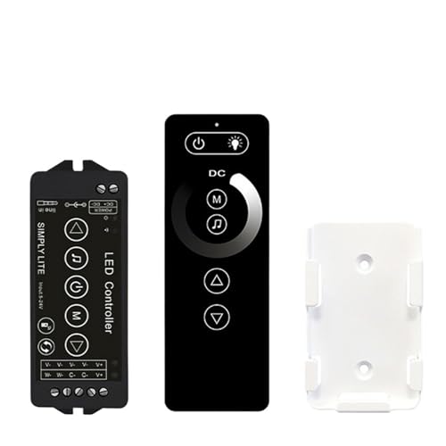 Controlador de atenuación inalámbrico con batería de litio ultrafina para regular tiras LED