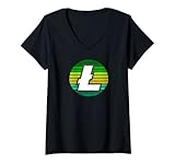 Photo Gallery donna litecoin crypto cool green grunge ltc criptovaluta maglietta con collo a v Photo Gallery donna litecoin crypto cool green grunge ltc criptovaluta maglietta con collo a v