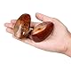 dssmboom Unregelmäßige Bänderung Achat Kristall Palme Sorgen Steine zum Entspannen von Angst und Stress, Polierte Taschenstein für Meditation und Chakra Balancing