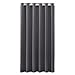 PONY DANCE Rideau Large de Fenêtre - Lot de 1 Rideaux Panneau Isolant Thermique avec Oeillets Isolation Lumineux et Rayon UV, Tombé Lourd Solids Prêt à Poser, L 200 x H 210 cm, Gris
