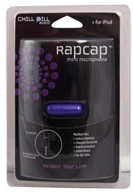 Chill Pill Rap Cap Microphone for iPod Classic, Nano 4G, Touch 2G, and iPhone 3G - Purple - 0975-RCVT