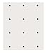 Manosplint 24-5101-2 Carolina Sheet, 1/8" x 24" x 36", 1% Perf White (Pack of 2)