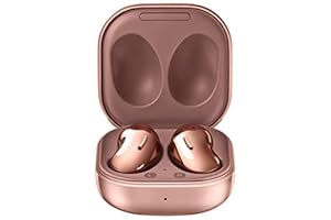 SAMSUNG Galaxy Buds Live True Wireless Earbuds US Version Active Noise Cancelling Wireless Charging Case Included, Mystic Bronze