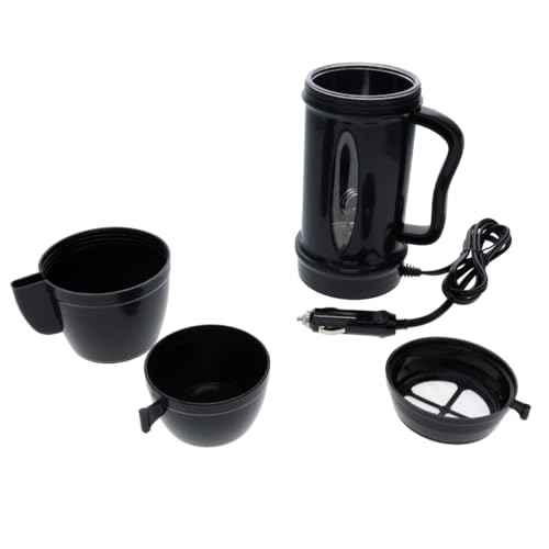 RoadPro 12V 20-Ounce Hot Pot II RP5021 - Electric Coffee Mug Travel Kettle Hot Tea Maker Portable Water Boiler DC 12 Volt Electric Kettle - Black - Image 5