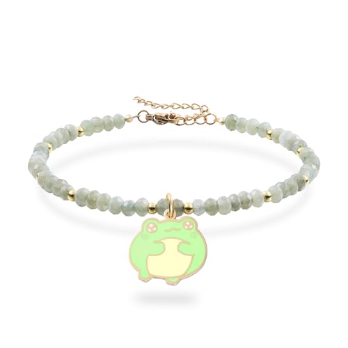 Frog Natural Stone Bracelets Gifts For Friends Women Sister Friendship Funny Gifts