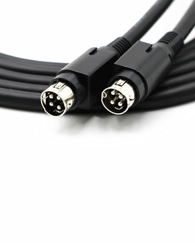 Image of Compatible with Edifier R1700BT /R1850DB /M60 /M90 Master-Slave Speaker Link Cable, 4-Pin High-Flexibility Pure Copper Audio Cable, Dual-Shielded Interconnect Wire - Lossless Audio Transmission (4.92ft)