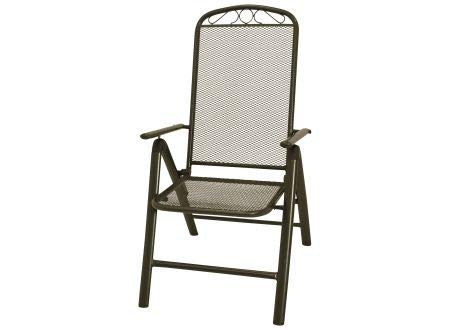 Preisvergleich Produktbild FRG Klappsessel Hochlehner aus Streckmetall, 2 StÃck