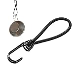Largement utilisé : vous pouvez attacher rapidement et en toute sécurité ces cordons élastiques avec crochets à n'importe quel objet, grâce à leur conception solide. Ils sont parfaits pour créer un hamac, un auvent ou un auvent en extérieur.