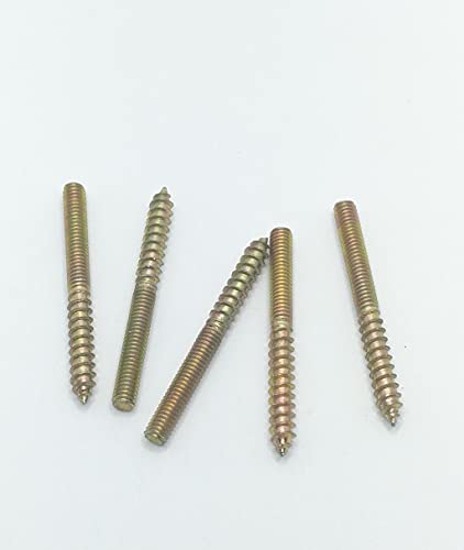 Image of Hanger Bolt M4x40 Double Headed Bolt Self-Tapping Screw for Furniture 50Pcs