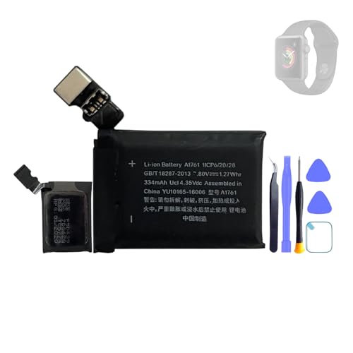 HIGHAKKU for iWatch Series 2 42mm Model A1758 A1817 �݊� �o�b�e���[ �Ή� A1761 �h�o�e�[�v �Œ�p���ʃe�[�v �H��t��