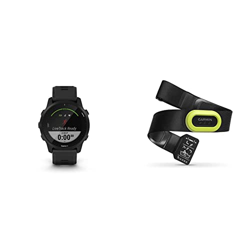 Garmin Forerunner 945 LTE, Premium GPS Running/Triathlon Smartwatch, Black & HRM-Pro, Premium Heart Rate Monitor Chest Strap, Real-Time Heart Rate Data and Running Dynamics, Black