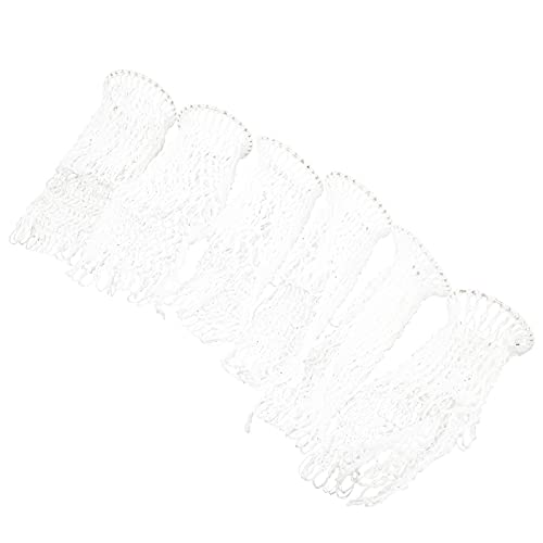 Vbestlife 6Pcs Nylon Billiard Pockets, 7.2Cm Diameter Durable Billiard Table Pool Net Pocket Bag Table Webs For Billiard Table, White #TOP3