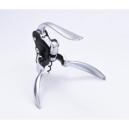 Foto von LAGUIOLE - Hebelkorkenzieher auf Sockel - Metallkörper - Holzsockel