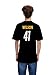 Payton Wilson Black 41# for Mens/Womens/Kid Football T-Shirt No Brand/Logos 100% Cotton