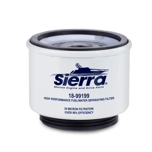 Filtre FWS 30 microns cartouche séparateur eau essence Sierra 18-99199 pour moteur marin