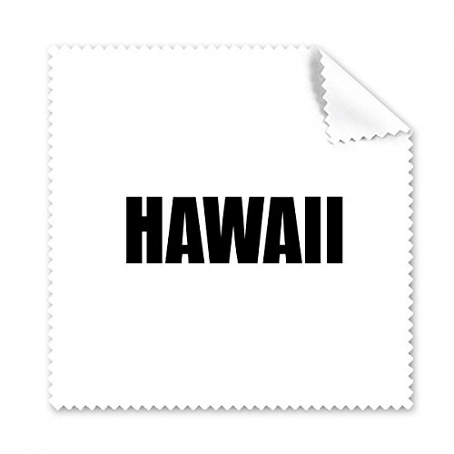 Chiffon lunettes Hawaii Ville Nom tissu nettoyant écran téléphone 5pcs