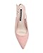 French Connection Women’s Slingback Pointed Toe Heels – Mid Heel Dress Shoes with Adjustable Strap - Blush Size 7