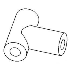 T Boot Fuel Injection Return 12 pk Part No: A-163670A