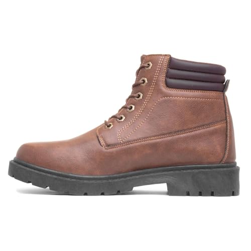 Urban Territory Bill Mens Tan Lace Up Boot - Image 5