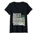 Photo Gallery donna best hiking son outdoor hiking camping maglietta con collo a v Photo Gallery donna best hiking son outdoor hiking camping maglietta con collo a v