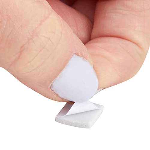 Juvale SLTAP 12 Pack Small White Adhesive Foam Squares 3D Effect thumb #5