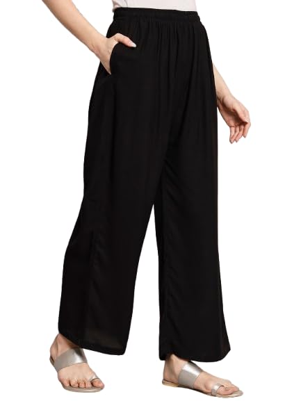 Image of Soft Colors Women Regular Fit Pocket Palazzo