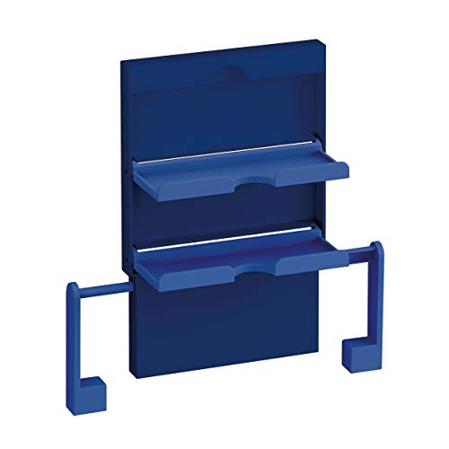 Belca キッチン収納 マグネット ラップ ペーパーホルダー FLAT in 幅15.1~27.5×奥行1.75×高さ25cm フラット イン 壁面収納 FK-WPNV ネイビー