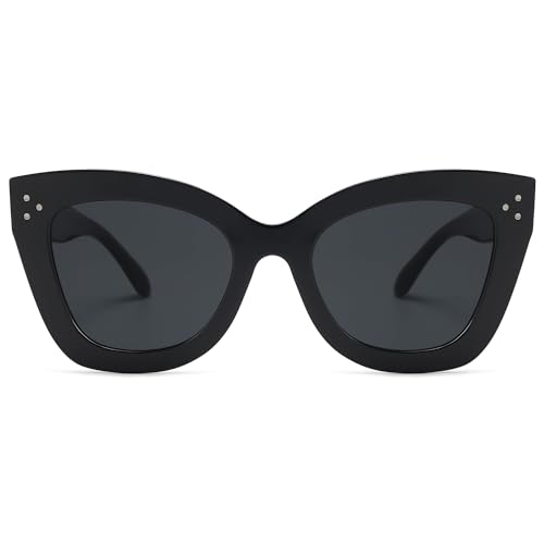 Oversized Cat Eye Sunglasses for Women Retro Square Cateye Style Sunnies AP3660