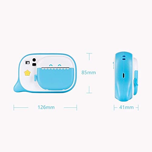 Children Digital Camera - Gift Girl Boy Toy for Kids Portable Children's Camera (Blue pink) (Color : Pink) (Blue) – Bild 4