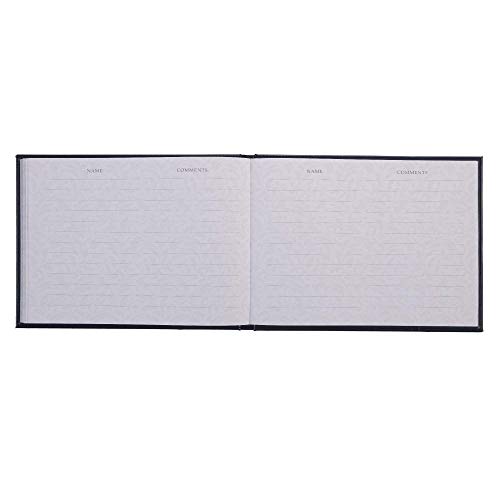 Livre de condoléances in Loving Memory bleu pour deuil - 5