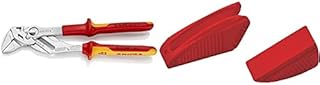 Knipex Pliers Wrench pliers and a wrench in a single tool chrome-plated, insulated with multi-component grips, VDE-tested 250 mm 86 06 250