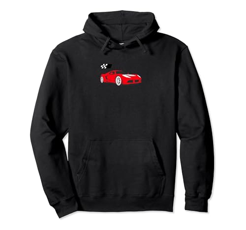 Fast Red Car | Circuit Motorsport et Racing Action Sweat à Capuche